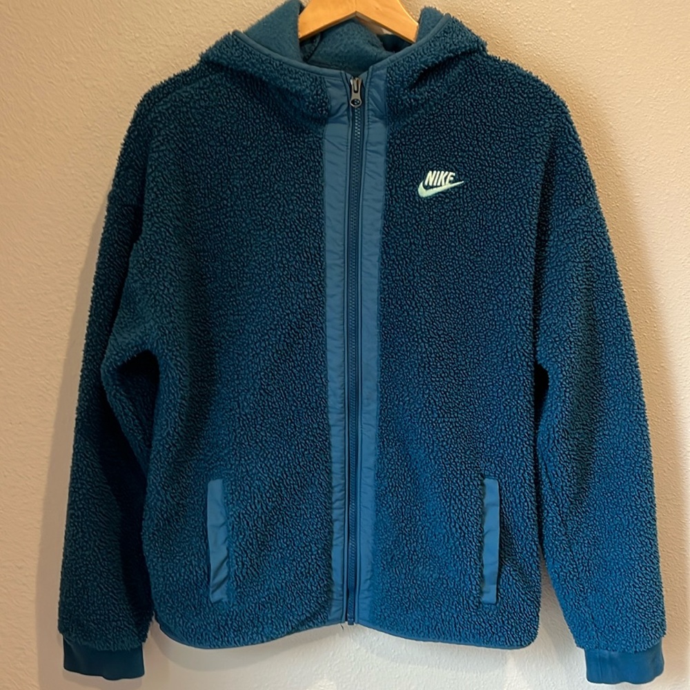 Nike full zip fleece- youth XL
